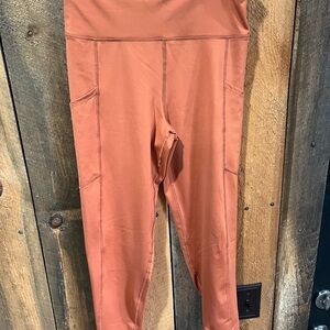 American Eagle Outfitters Orange High-Waist Leggings